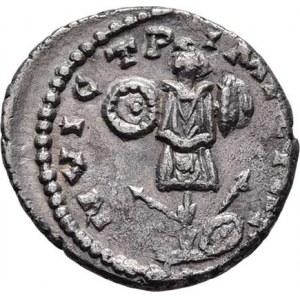 Pescenius Niger, 193 - 194, AR Denár, Rv:INVICT.P.IMPERAT., trofej, podobný