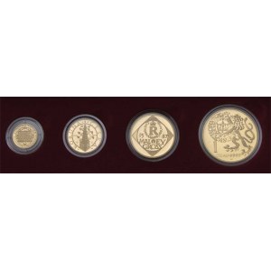 Česká republika, 1993 -, Sada zlatých mincí 1997 - české mince (10000, 5000,