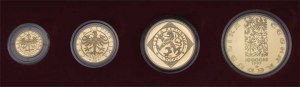 Česká republika, 1993 -, Sada zlatých mincí 1997 - české mince (10000, 5000,