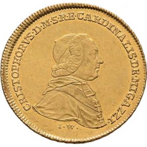 Vídeň, Christoph Anton von Migazzi, 1757 - 1803, Dukát 1781 IW, KM.2, Fr.902, 3.477g, hr., nep.rysk