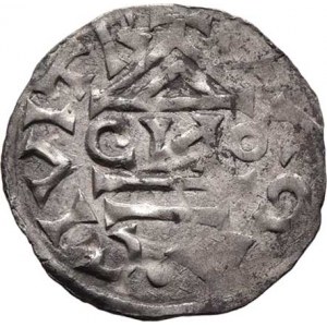 Boleslav I., knížetem v Čechách 935 - 972, Denár - pod kaplicí CNO, podobný Ca.19, podobný