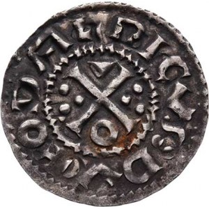 Oldřich, knížetem v Čechách 1012 - 1033, 1034, Denár, Ca.283, F.VII/4 (520), 0.895g, nep.nedor.,