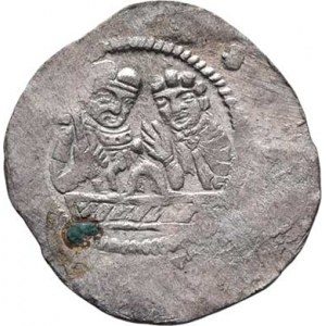 Vladislav II., králem v Čechách 1158 - 1174, Denár, Ca.608, F.XVII/23 (1692), 0.607g, opisy téměř