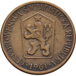 Československo 1961 - 1990, Koruna 1961, KM.50 (bronz), 3.985g, nep.hr.,
