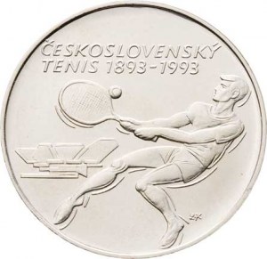 Československo 1990 - 1993, 500 Koruna 1993 - 100 let československého tenisu,