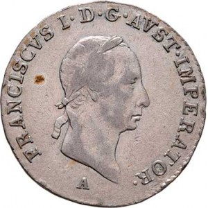 František II., 1792 - 1835, 3 Krejcar 1826 A, Vídeň, 1.701g, dr.hr., nep.rysky,