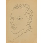 Władysław Strzemiński (1893 Mińsk Litewski - 1952 Łódź), Portret młodego mężczyzny, 1949