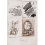 Franciszek Starowieyski (1930 Bratkówka near Krosno - 2009 Warsaw), Sketches, 1984