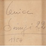 Alfred Lenica (1899 Pabianice - 1977 Warschau), Schmutzflecken 22, 1954