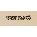 Zbigniew Makowski (1930 Warszawa - 2019 Warszawa), Ugolino da Siena. Zdjęcie z krzyża, 1958