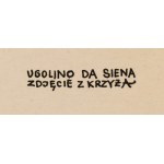 Zbigniew Makowski (1930 Varšava - 2019 Varšava), Ugolino da Siena. Fotografia z kríža, 1958