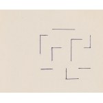Henryk Stażewski (1894 Varšava - 1988 Varšava), náčrt diela Labyrint č. 47, 1977