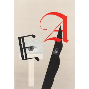Wieslaw Rosocha (b. 1945, Sokolow Podlaski), Design for the poster Hommage à Hoffmann, 2005.