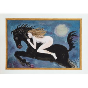 Andrzej Strumillo (1927 Vilnius - 2020 Suwałki), Woman and Horse , 2015