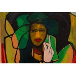 Lech Kunka (1920 Pabianice - 1978 Warsaw), Semi-act, 1954