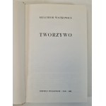WAŃKOWICZ Melchior - TWORZYWO