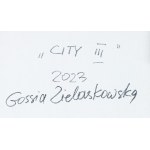 Gossia Zielaskowska (geb. 1983, Poznań), Stadt I, Triptychon, 2023