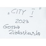 Gossia Zielaskowska (nar. 1983, Poznaň), Město I, triptych, 2023