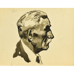 Ludwik MACIĄG (1920-2007), Kopf eines Mannes im rechten Profil