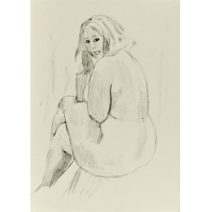 Ludwik MACIĄG (1920-2007), Nude of a seated woman