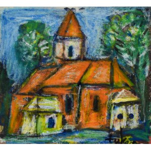 Eugeniusz TUKAN-WOLSKI (1928-2014), Landscape with a church