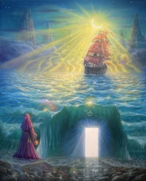 Konstantyn PŁOTNIKOW (ur. 1991), The door to the subconscious or the sails of dreams, 2024