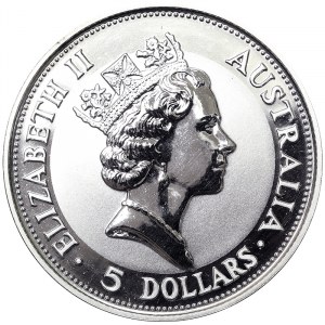 Elisabeth II (1952-2022), 5 Dollars 1991