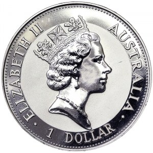 Elizabeth II (1952-2022), 1 Dollar 1992