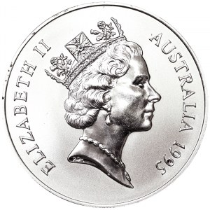 Elizabeth II (1952-2022), 1 Dollar 1995, Canberra