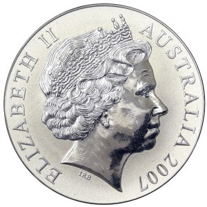 Elizabeth II (1952-2022), 1 Dollar 2007, Perth