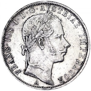 Franz Joseph I (1848-1916), 1 Gulden 1858, Vienna