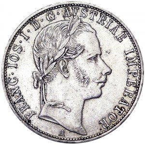 Franz Joseph I (1848-1916), 1 Gulden 1859, Vienna