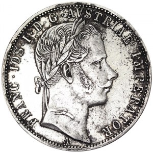 Franz Joseph I (1848-1916), 1 Gulden 1863, Vienna