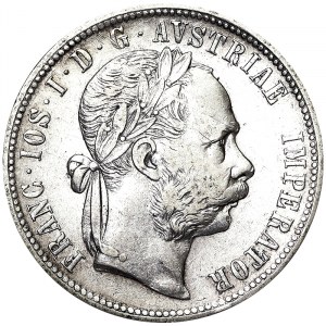Franz Joseph I (1848-1916), 1 Gulden 1878, Vienna