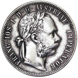 Franz Joseph I (1848-1916), 1 Gulden 1879, Vienna