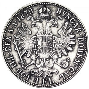 Franz Joseph I (1848-1916), 1 Gulden 1879, Vienna
