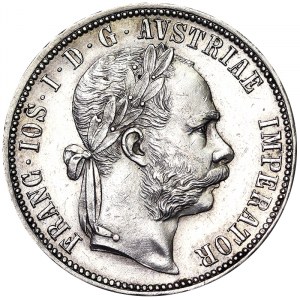 Franz Joseph I (1848-1916), 1 Gulden 1884, Vienna