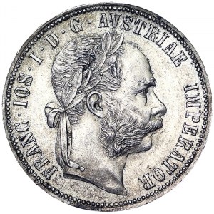 Franz Joseph I (1848-1916), 1 Gulden 1888, Vienna