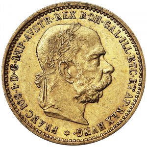 Franz Joseph I (1848-1916), 10 Corona 1905, Vienna