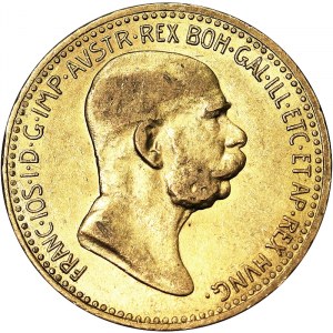 Franz Joseph I (1848-1916), 10 Corona 1908, Vienna