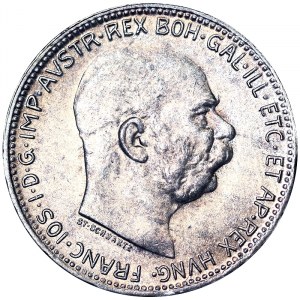 Franz Joseph I (1848-1916), 1 Corona 1916, Vienna