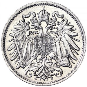 Franz Joseph I (1848-1916), 20 Heller 1909
