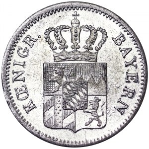 Maximilian II (1848-1864), 1 Kreuzer 1855