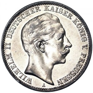 Wilhelm II (1888-1918), 3 Mark 1912, A Berlin