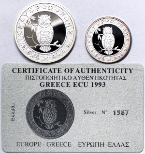 Greece Republic Lot 2 pcs.