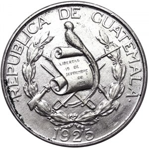 1/4 Quetzal 1925