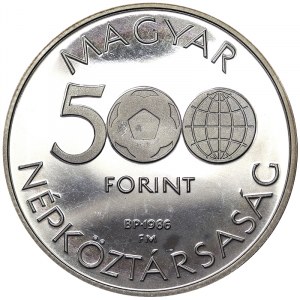 People's Republic (1949-1989), 500 Forint 1986, Budapest