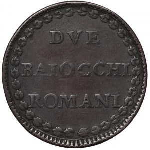 Pio VI (1775-1799), 2 Baiocchi 1794, Rome