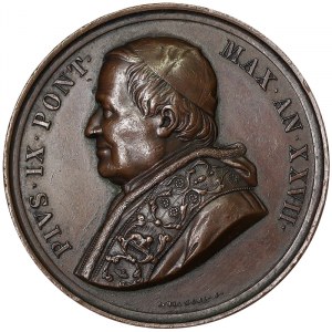 Pio IX (1871-1878), Medal 1872, Rome