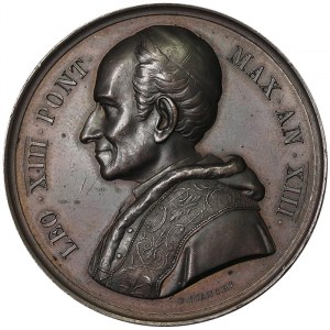 Leone XIII (1878-1903), Medal 1890, Rome
